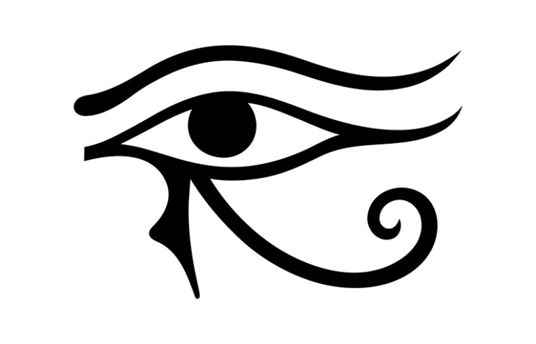 Orecchini Occhio Di Horus In Acciaio Chirurgico 10mm, Unisex, Simbolo Egiziano